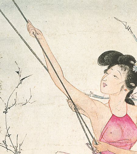 明溪-胡也佛的仕女画和最知名的金瓶梅秘戏图
